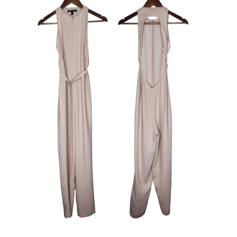 AQ/AQ Robyn Sleeveless Backless Jumpsuit in Blush Size 2